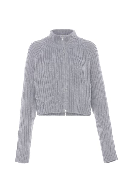 Mymo Vest Dames licht grijs melange