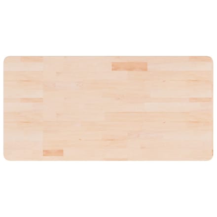 vidaXL - Wastafelblad - 100x50x1,5 - cm - onbehandeld - massief