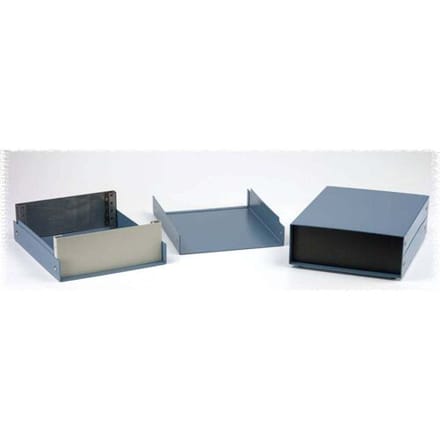 Hammond Electronics 1458VB4B Instrumentbehuizing 101 x 152 x 101 Aluminium Blauw 1 stuk(s)