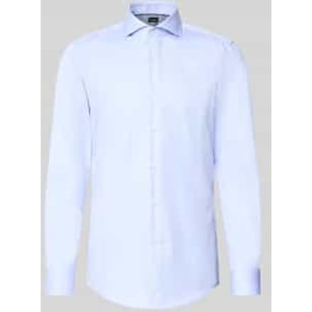 Slim fit zakelijk overhemd van pure katoen model 'H-HANK-SP-B1-C1-263'