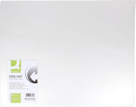 Q-CONNECT onderlegger, ft 63 x 50 cm, transparant