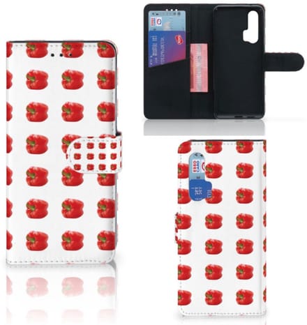 Honor 20 Pro Book Cover Paprika Red