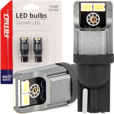 AMiO LED-lampen CANBUS 2016 3020 4SMD T10 W5W W10W 12V/24V