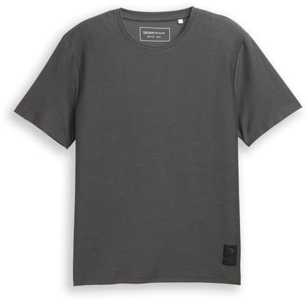 Tom Tailor Denim - T-shirt met textuur - Maat XS - ash grey