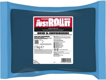 Renshaw Fondant - Zwart 2.5kg