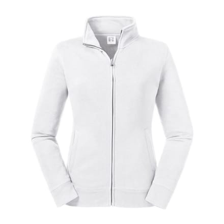 Russell Dames/dames Authentieke Sweat Jacket (Wit)