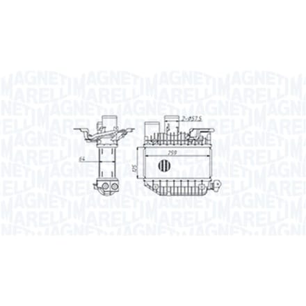 InlaatluchtRadiator MAGNETI MARELLI 351319205310