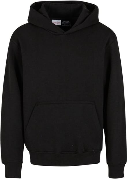 Urban Classics - Basic Essential Kinder hoodie/trui - Kids 122/128 - Zwart
