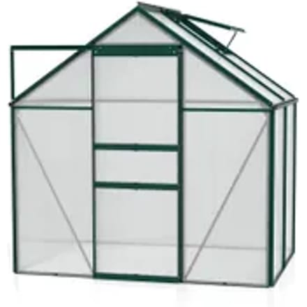 Vitavia Tuinkas Kit Comet - Polycarbonaat - 4mm - 2,56m² - 131x195x197cm - Smaragd