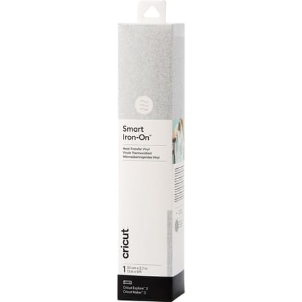 Cricut Ijzer-op-folie "Smart Iron-on", 33  x 270 cm - Glitter Silver