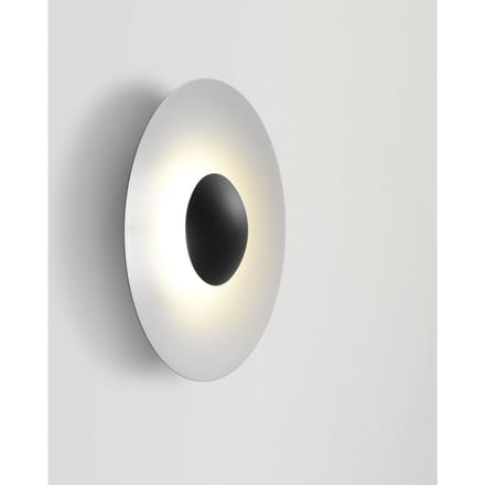 Marset Ginger C Wandlamp Outdoor - zwart-wit - Ø20 cm