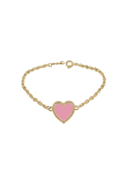 Margot Bardot Maeva Heart Armband Pink
