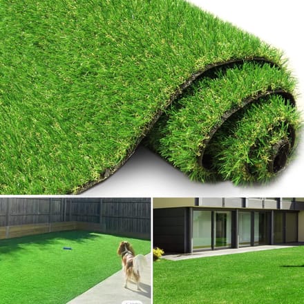 Kunstgras Mat - Nepgras Gazon - Binnen Buiten - Goede Afwatering - 3 x 5 voet - Groen