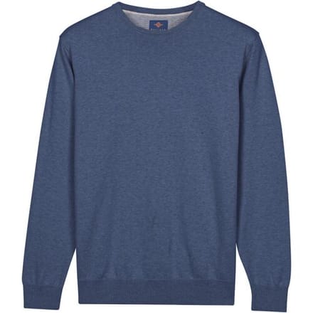 Baileys Trui Uni Color Crew Neck Pima Cotton Cloud Blue / male