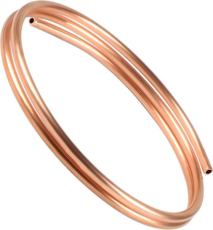 Koperbuis 8mm OD, 6mm ID, 1.5m lengte - Zachte ronde buis voor koeling, generators en transformatoren
