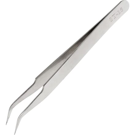 Pincet - Fijn - Gebogen - 12cm