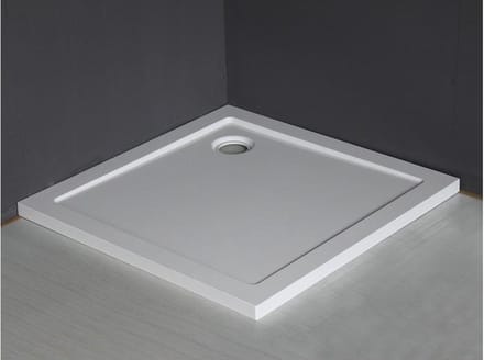Xellanz luxe douchebak SMC vierkant 900x900x40 wit
