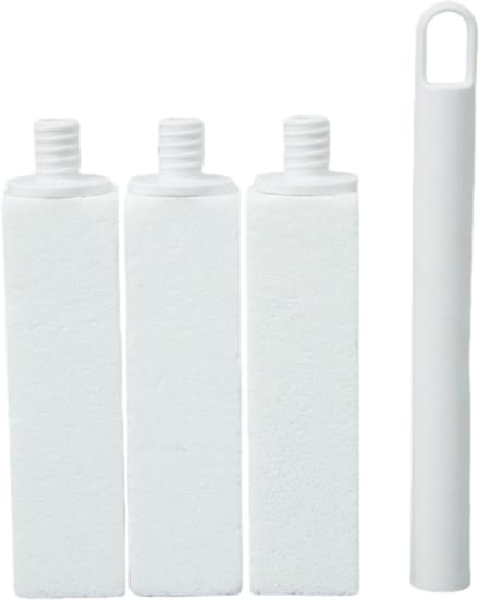 Toiletborstel met puimsteen - 3-pack