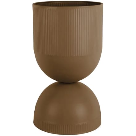 Present Time Bloempot Tonar Large - Bruin - 25.5x25.5x45cm - Modern