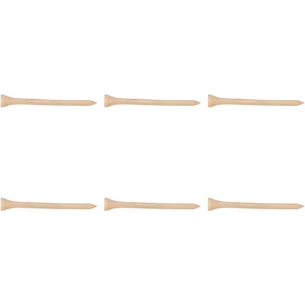 50 stuks Golf Tees Professioneel Sterk Vervangend Houten Golf Tees voor Golf Accessoires 83mm 3.27in white
