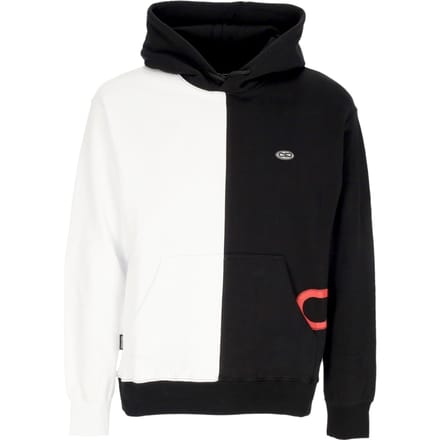 Herenhoodie Logo Dubbele Hoodie Wit/zwart