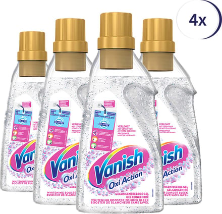 Vanish Oxi Action Whitening Booster Liquid - 750ml x4
