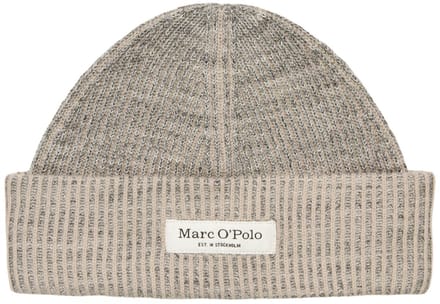 Marc O'Polo dop Knitted Beanie Multi / Heavy Knit Lichtgrijs