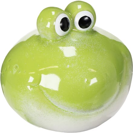 Decoratief kikkerfiguurtje, schattig keramisch beeldje voor de woonkam