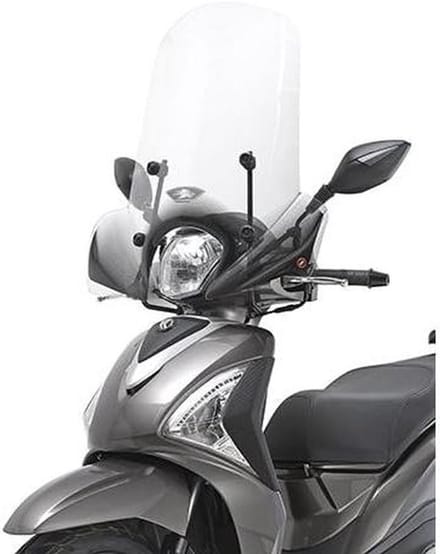 Windscherm Deflector - Motor Accessoire - Bescherming Motorrijder - Specifieke Pasvorm - 66 x 65 x 7 cm - Transparant
