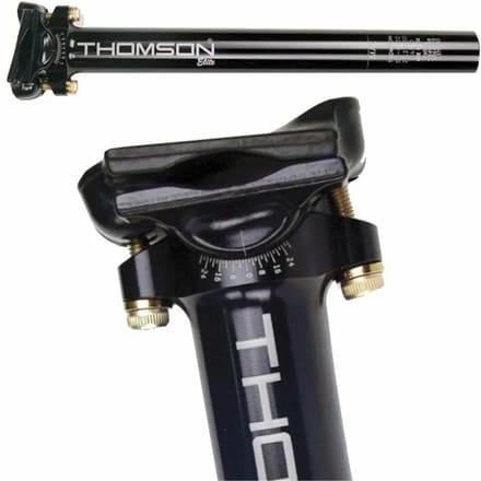 Thomson Elite Zadelpen Zwart 330 mm / 27.2 mm