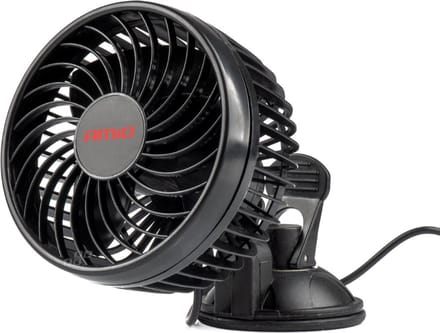 Auto ventilator - 4,5 inch - 12V - Met zuignap