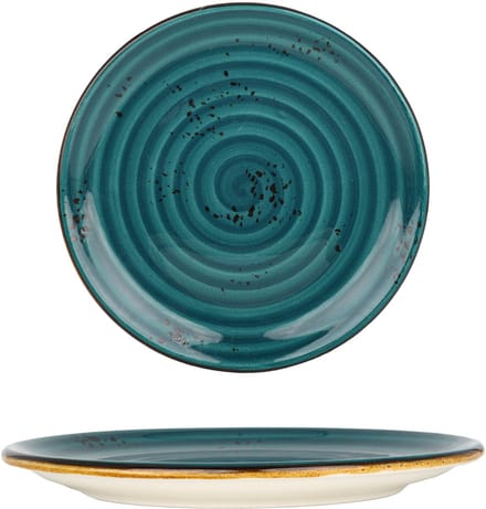 By Bone Dessertbord - Harmony Tropical - Porselein - 15 cm - set van 6