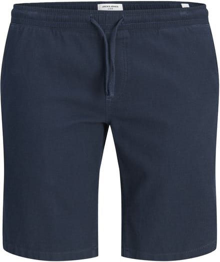 JACK&JONES - JPSTJAIDEN WAFFLE RESORT SHORTS PLS - Heren Plus Shorts - Navy Blazer