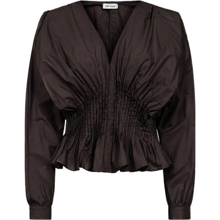Copenhagen Muse Cmpoplin-blouse Blouses Dames - Bruin - Maat M