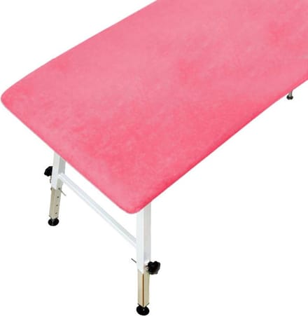 Badstofhoes voor massagebank Donker Roze