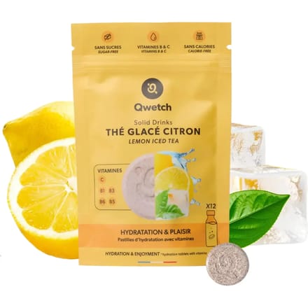 Pastille Hydratatie Ijsthee Citroen Qwetch (x12)