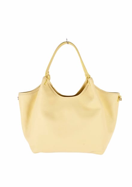 Giuliano lederen handtas Dalia - Made in Italy -Dames- Geel