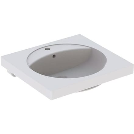 Geberit Preciosa washbasin 60 x 55 cm with tap hole and overflow 253200000