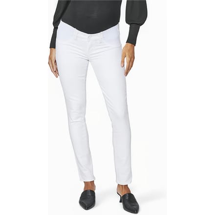 PAIGE Skyline Ankle Peg Maternity Crisp White Taglia: W32 | Pantaloni casual Outlet | Donna | Bianco