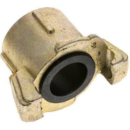 Zandstraalkoppeling 50 mm Binnendraad Smeedbaar Gietijzer Koppeling Lengte 62 mm