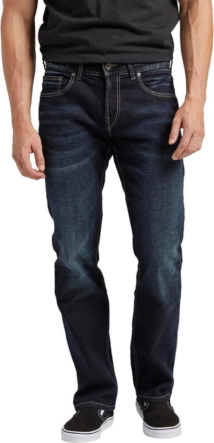 Heren Jeans Allan Klassieke Pasvorm Slanke Pijp