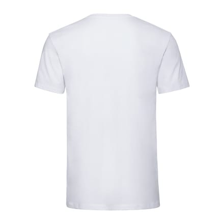 Russell Heren Authentiek Puur Organisch T-Shirt (Wit)