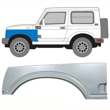 Reparatiepaneel voorspatbord voor Suzuki Samurai 1981- / Links