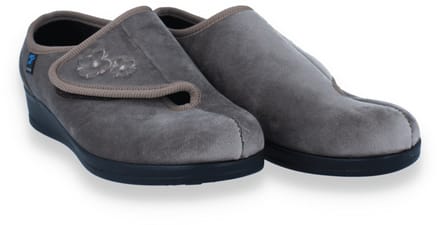 Fly Flot Dames Pantoffel | Taupe | Maat: 36