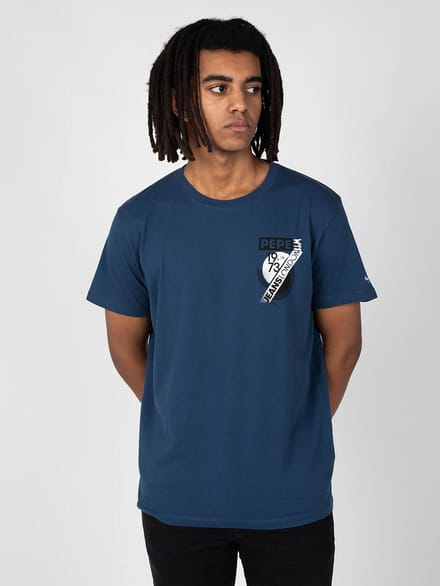 Pepe Jeans T-shirt Rico Mannen blauw