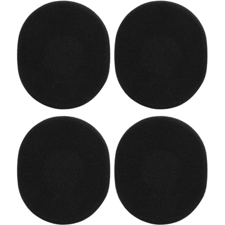 2 Paar Headset Oorkussens Vervanging Koptelefoon Oorkussen voor Logitech H800Zwart black