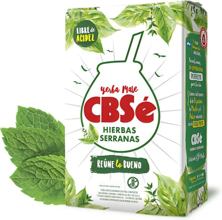 CBSé Hierbas Serranas - Yerba Mate met Serrano kruiden - Mate Thee met Munt - 500 gram