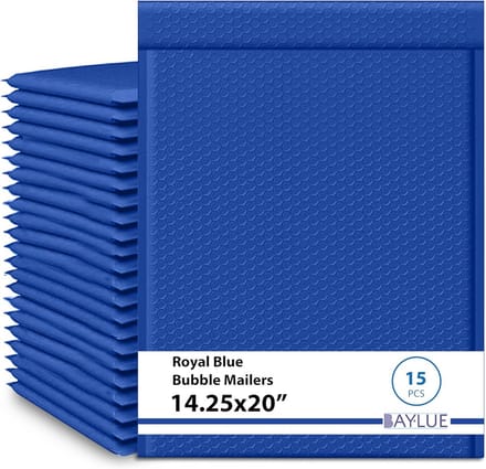 Extra Grote Royal Blauwe Luchtkussen Enveloppen 38x51 cm - Waterdichte Verzending