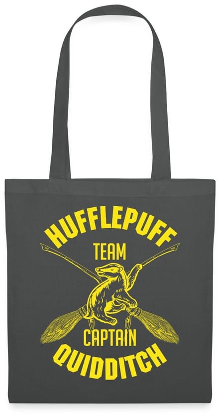 Harry Potter Hufflepuff Team Captain Quidditch Tas Van Stof Schoudertas