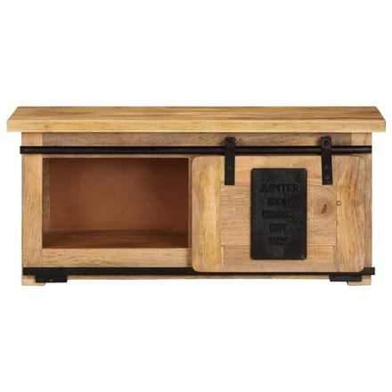 vidaXL - Tv-meubel - 90x35x40 - cm - massief - mangohout
